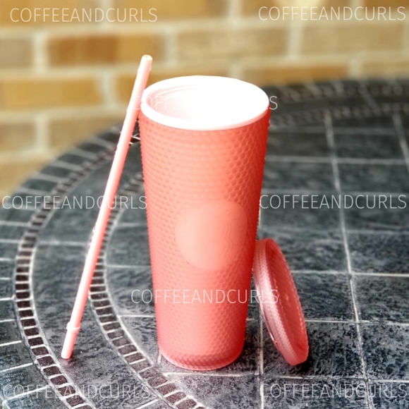Starbucks Pink Lemonade Soft Touch Studded Venti 24oz NWT - Picture 6 of 8